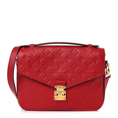 Louis Vuitton Empreinte Pochette Metis Cherry 1 of 11