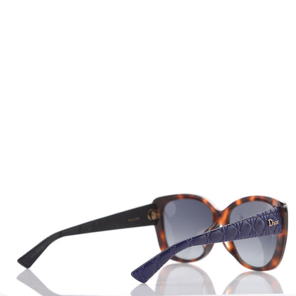 Christian Dior Cannage Dior Lady 2R Sunglasses Havana Blue 3 of 9