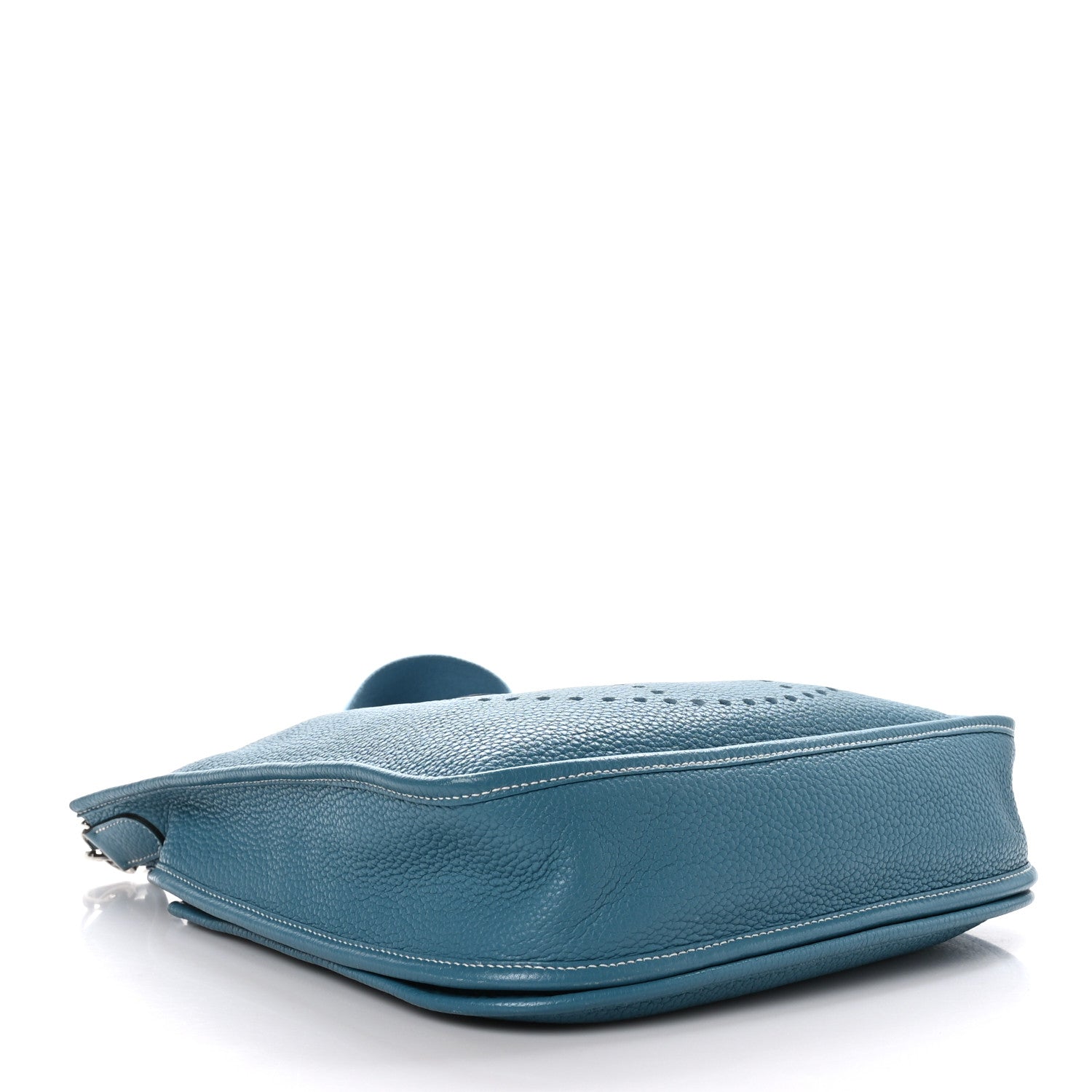 Hermes Taurillon Clemence Evelyne III PM Blue Jean 4 of 9