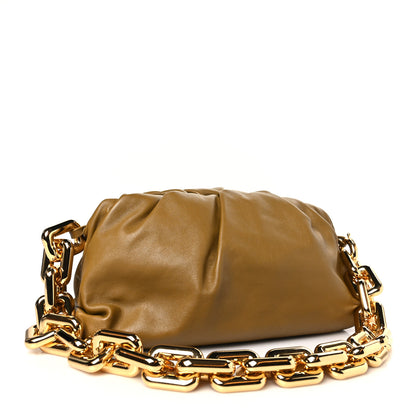 Bottega Veneta Calfskin The Pouch Chain Moutarde 3 of 9