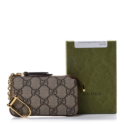 Gucci GG Supreme Monogram Key Case Brown 10 of 10