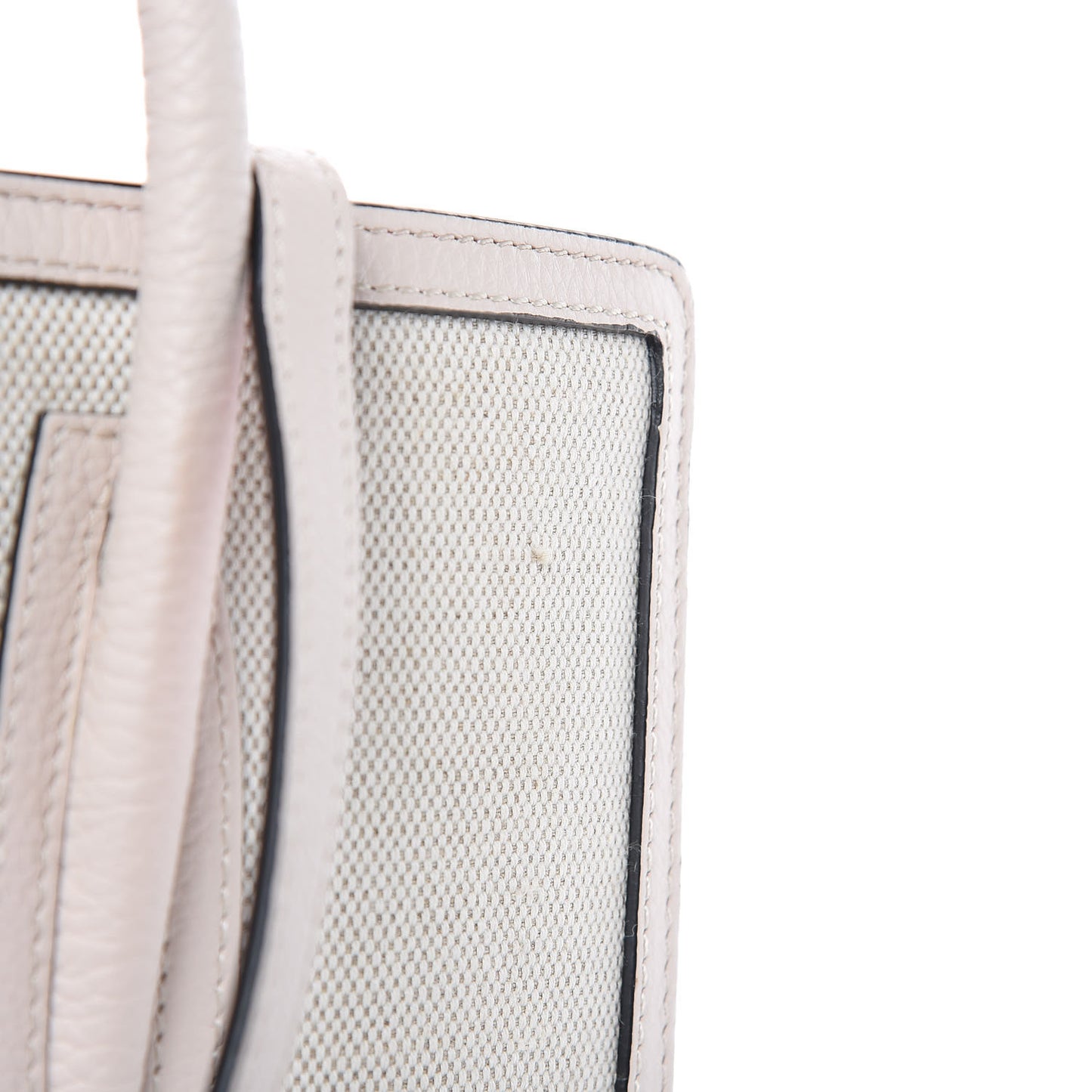 Canvas Spikes Loubinthesky Medium Paloma Ivory