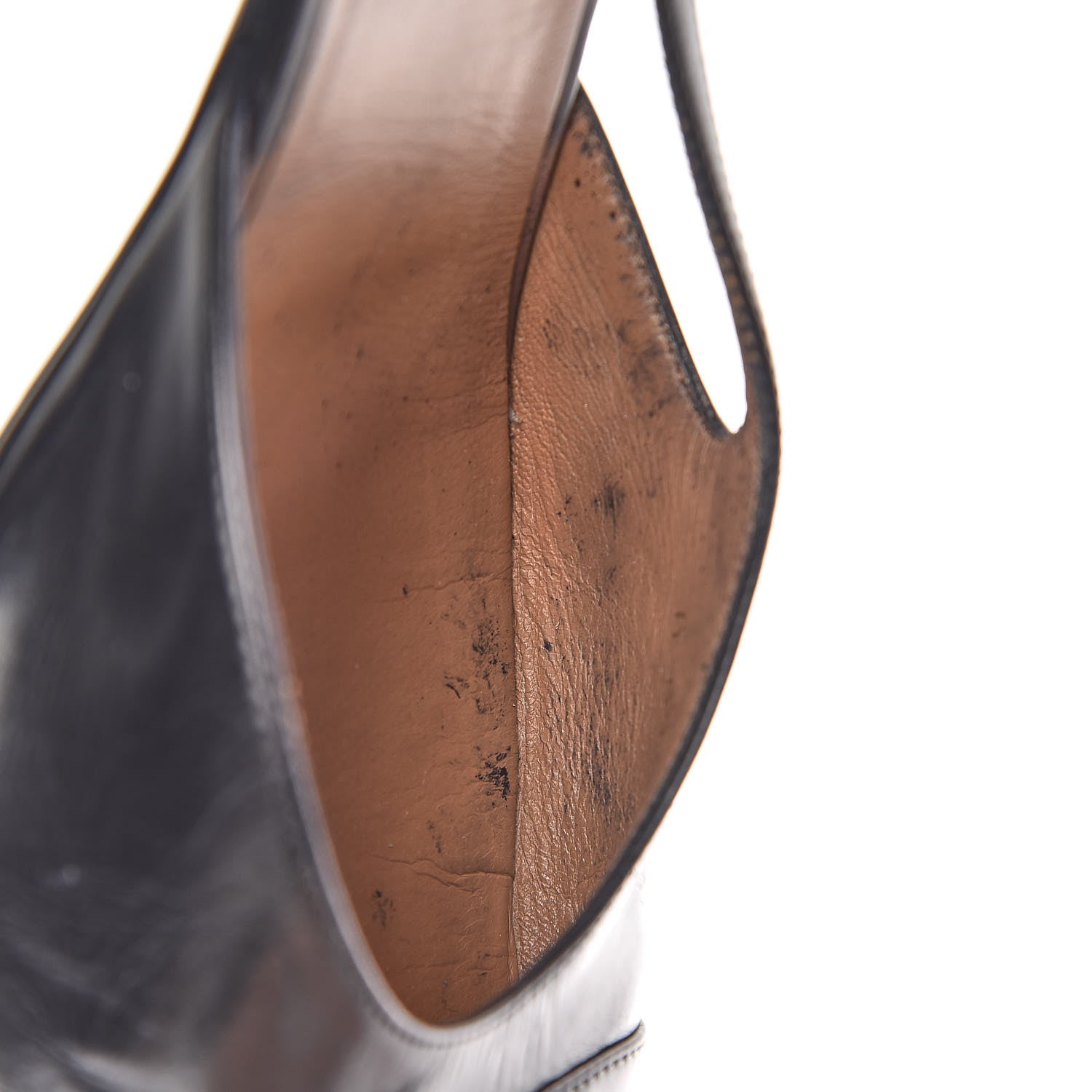 Chanel Calfskin Cap Toe CC Slingback Pumps 41.5 Black 16 of 25