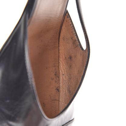 Chanel Calfskin Cap Toe CC Slingback Pumps 41.5 Black 16 of 25