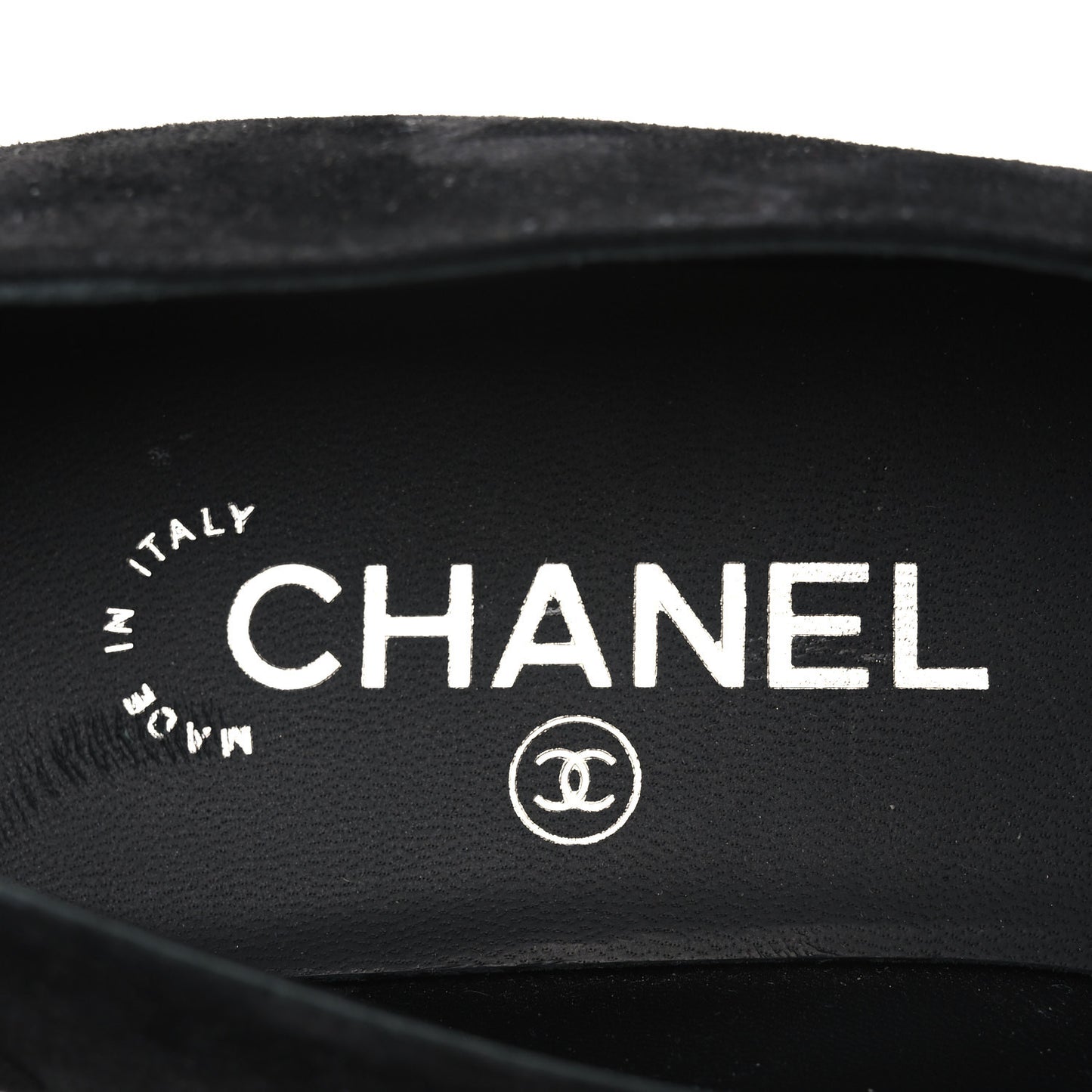 Suede Calfskin Grosgrain Crystal Star Mocassin Loafers 38 Black