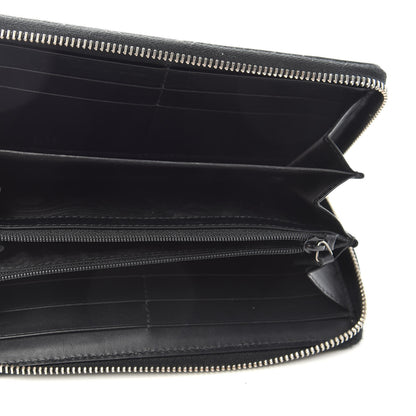 Gucci GG Supreme Monogram Kingsnake Zip Around Wallet Black 5 of 7