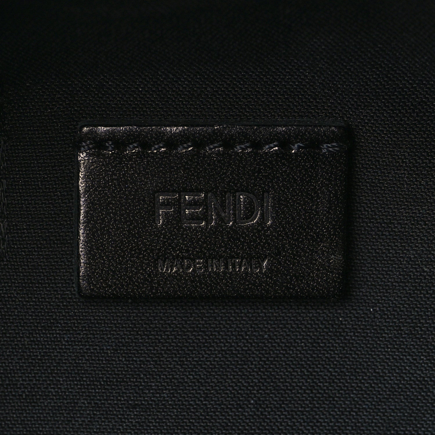 Fendi Recycled Fabric Jacquard Vitello Astro Micro FF Mini Trolley Bag Asfalto Black 6 of 6