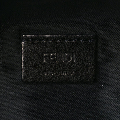 Fendi Recycled Fabric Jacquard Vitello Astro Micro FF Mini Trolley Bag Asfalto Black 6 of 6