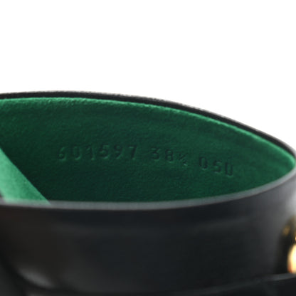 Gucci Goatskin Horsebit Pericle Slippers 38.5 Black 8 of 8