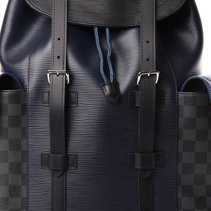Louis Vuitton Epi Damier Cobalt Christopher Backpack PM 8 of 10