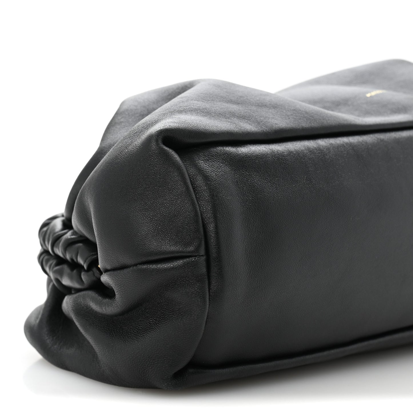 Lambskin Cloud Clutch Black