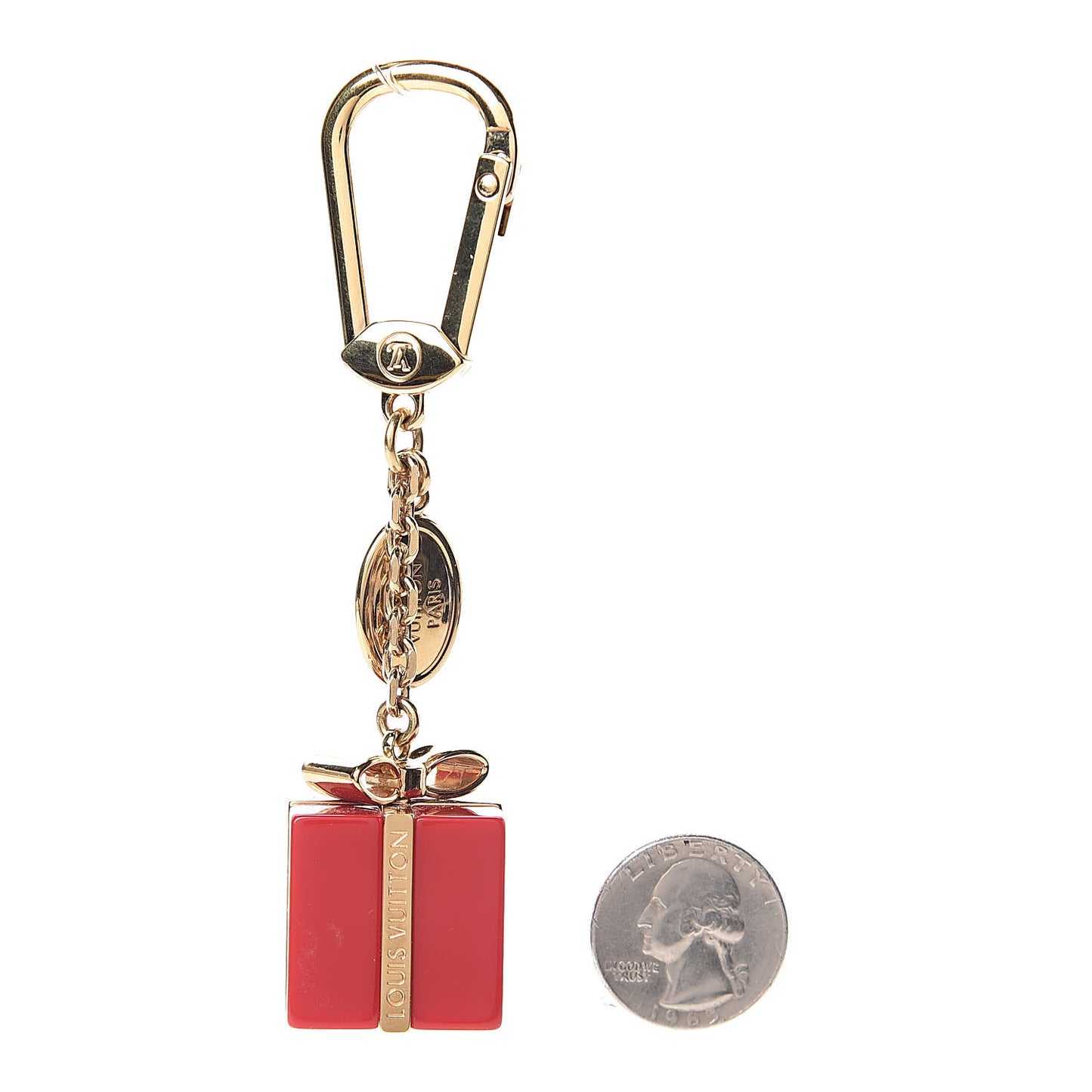 Gift Box Charm Key Ring