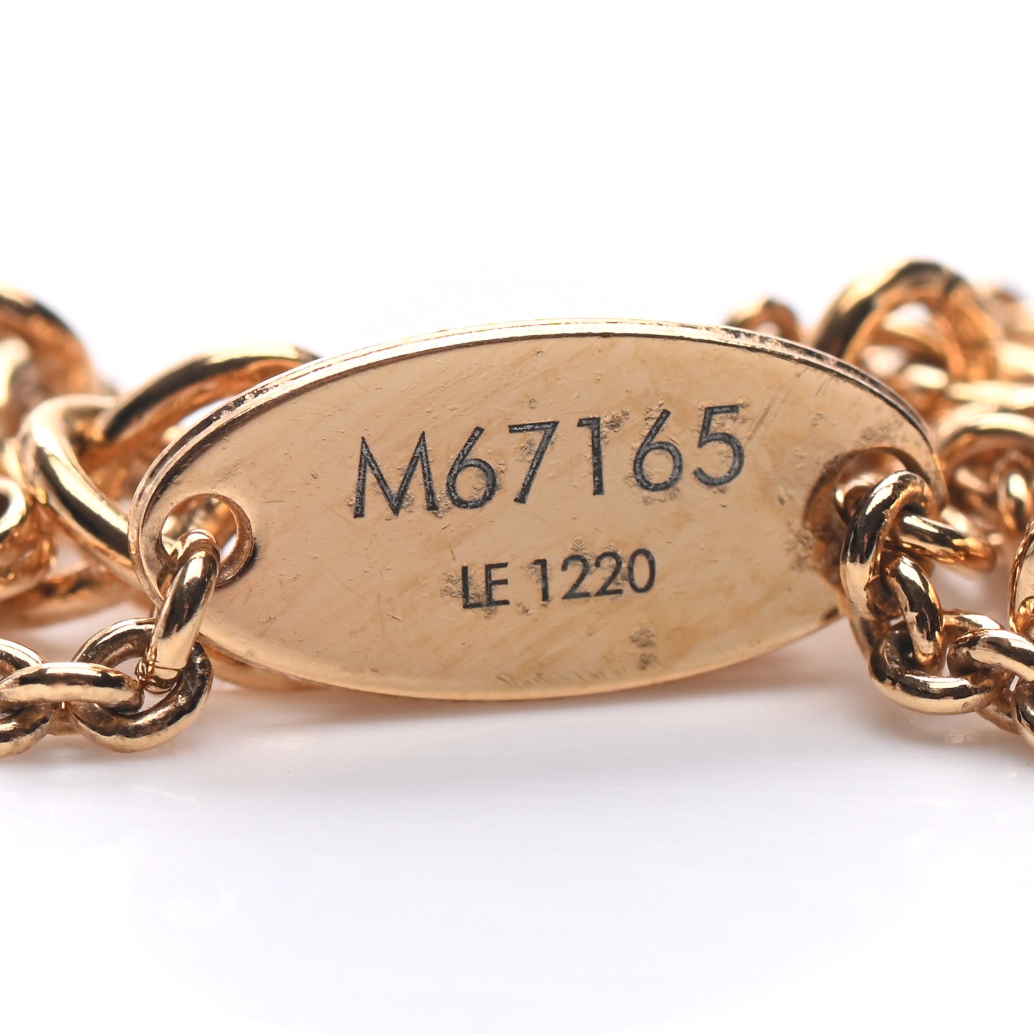 Louis Vuitton LV And Me Letter H Bracelet Gold 4 of 6