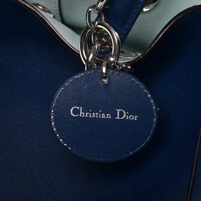 Christian Dior Smooth Calfskin Large Diorissimo Bag Navy Blue 8 of 25