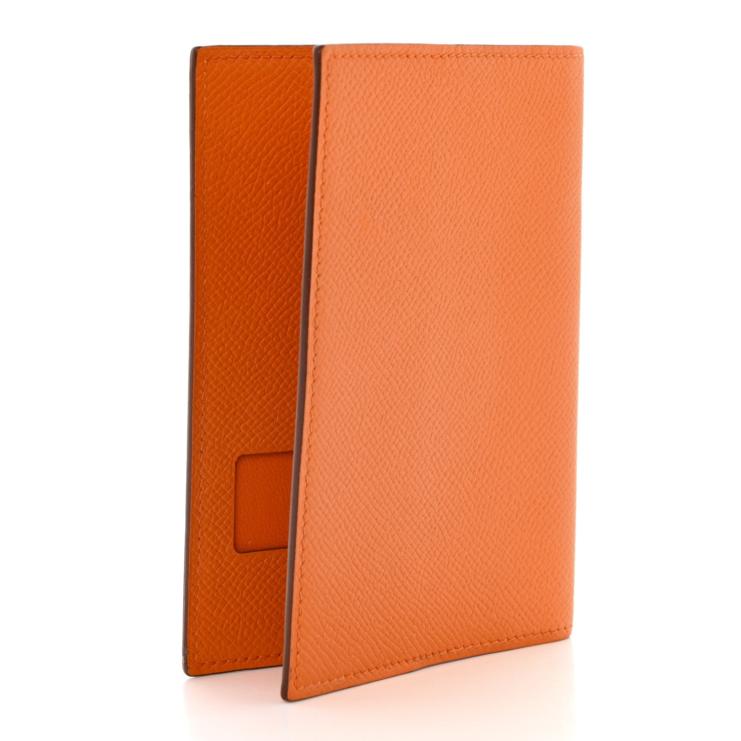 Hermes Epsom M2 Magellan Passport Holder Orange 3 of 7