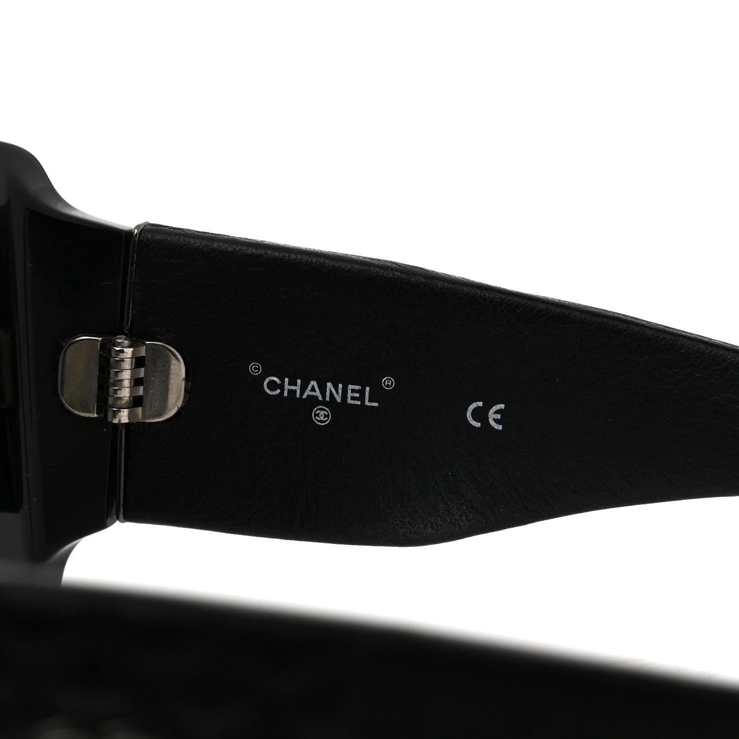 Chanel Lambskin Shield Quilted Sunglasses 71267 Black 6 of 9