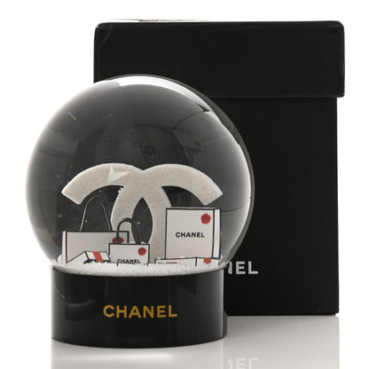 Chanel Glass CC Shopping Bag Snow Globe 5 of 5