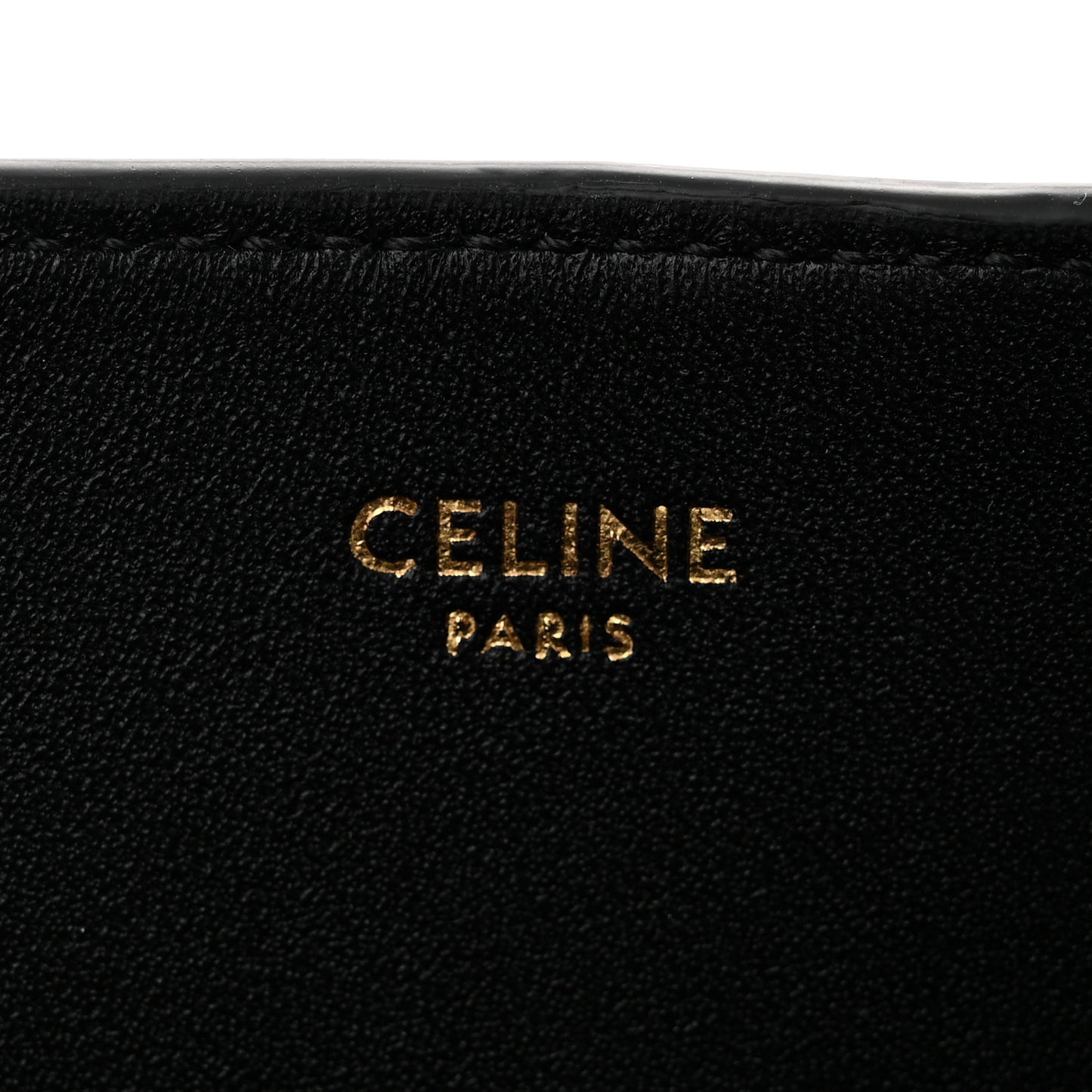 Smooth Calfskin Triomphe Small Louise Bag Black