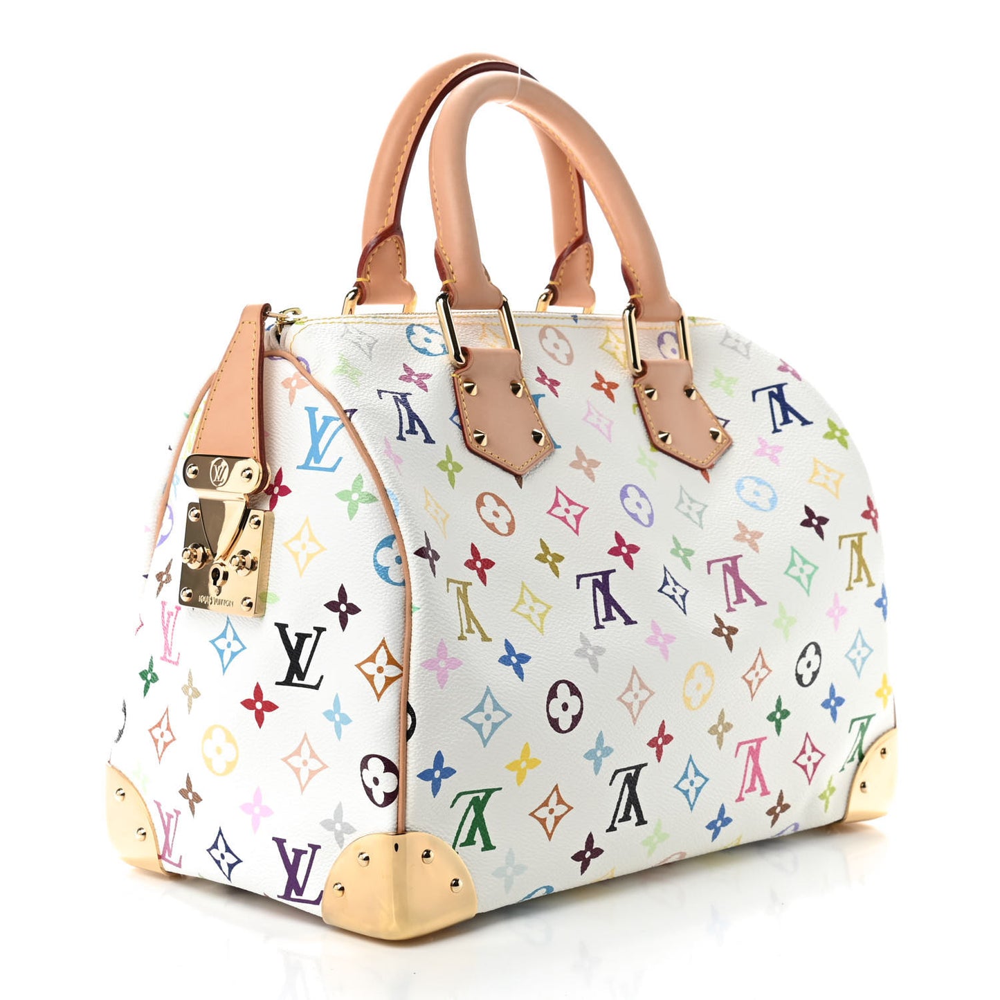Monogram Multicolor Speedy 30 White