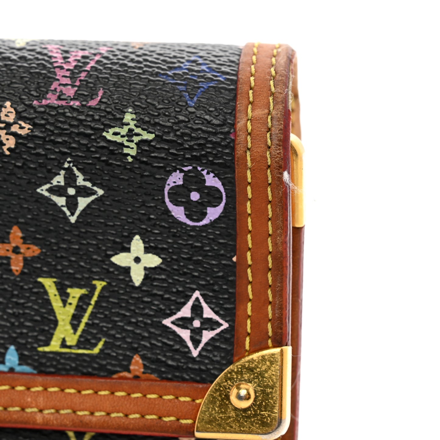 Monogram Multicolor Porte Tresor International Wallet Black
