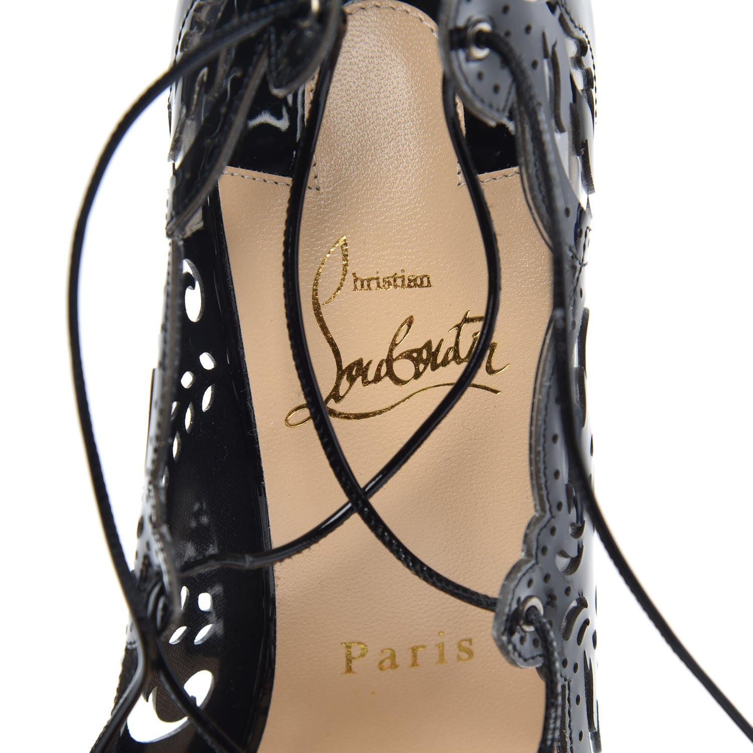 Christian Louboutin Patent Impera 100 Pumps 39.5 Black 7 of 8