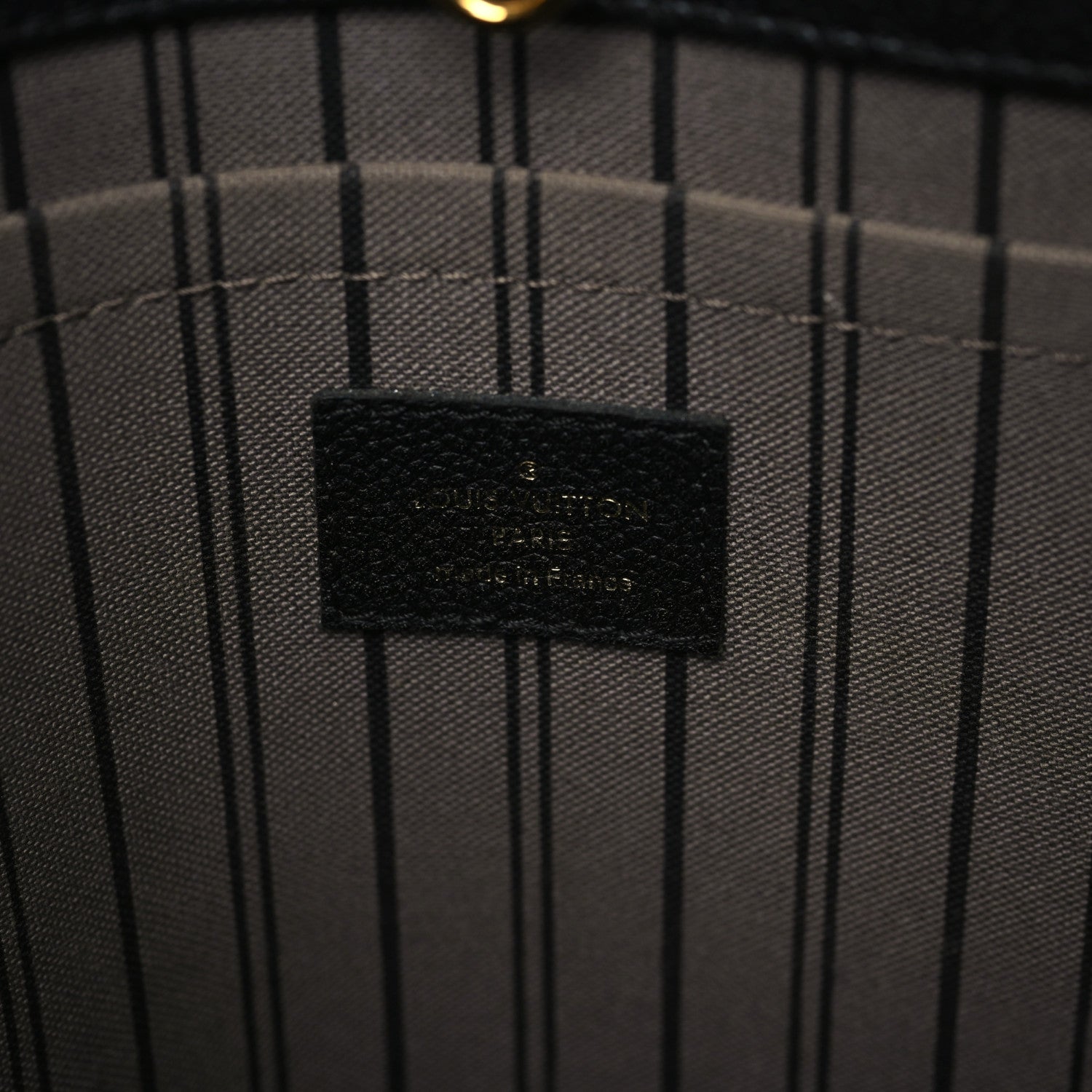 Louis Vuitton Empreinte Montaigne GM Black 7 of 9