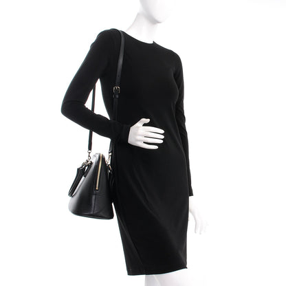 Gucci Calfskin Medium Dome Bag Black 2 of 8