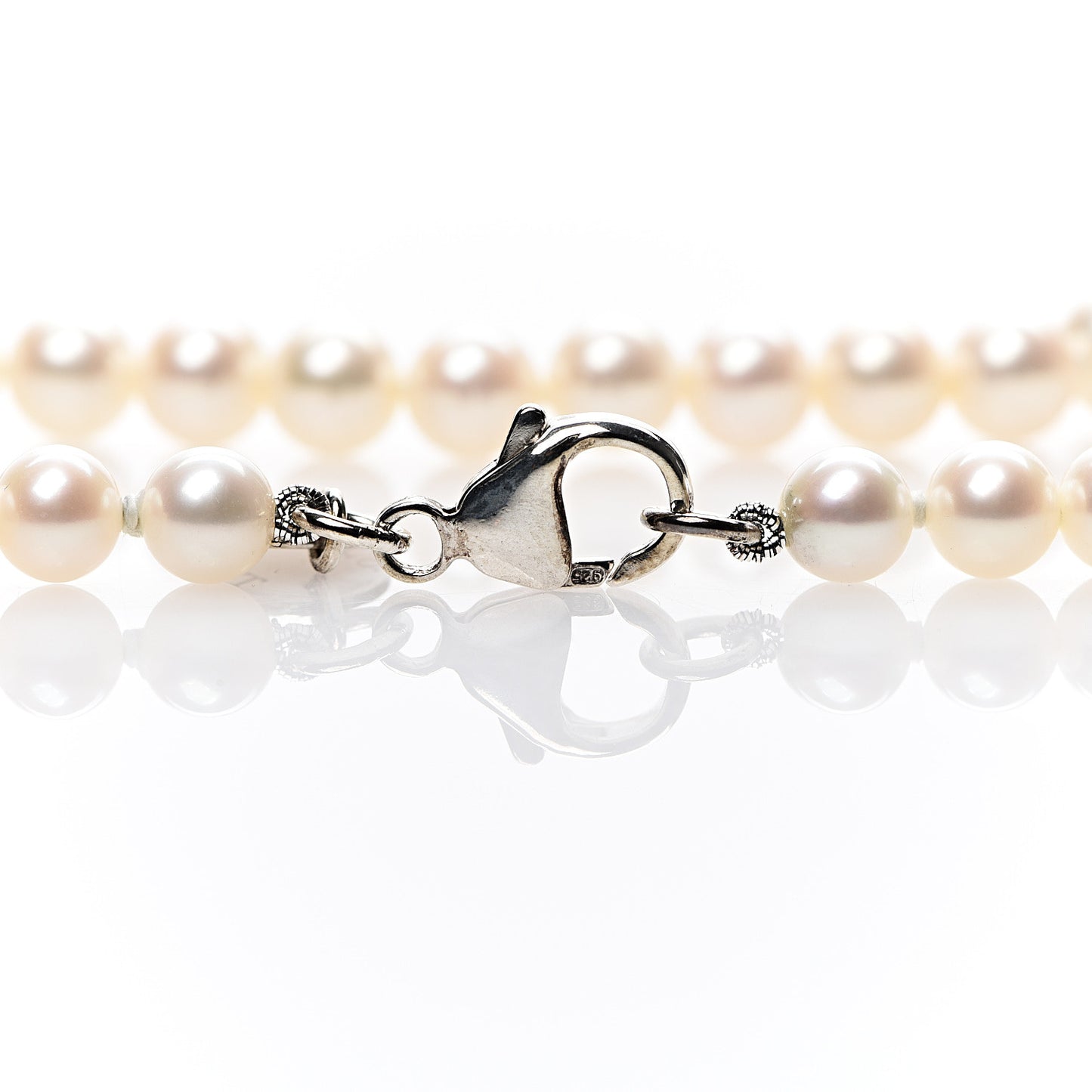 Sterling Silver Freshwater Pearl 5-6mm Ziegfeld Necklace