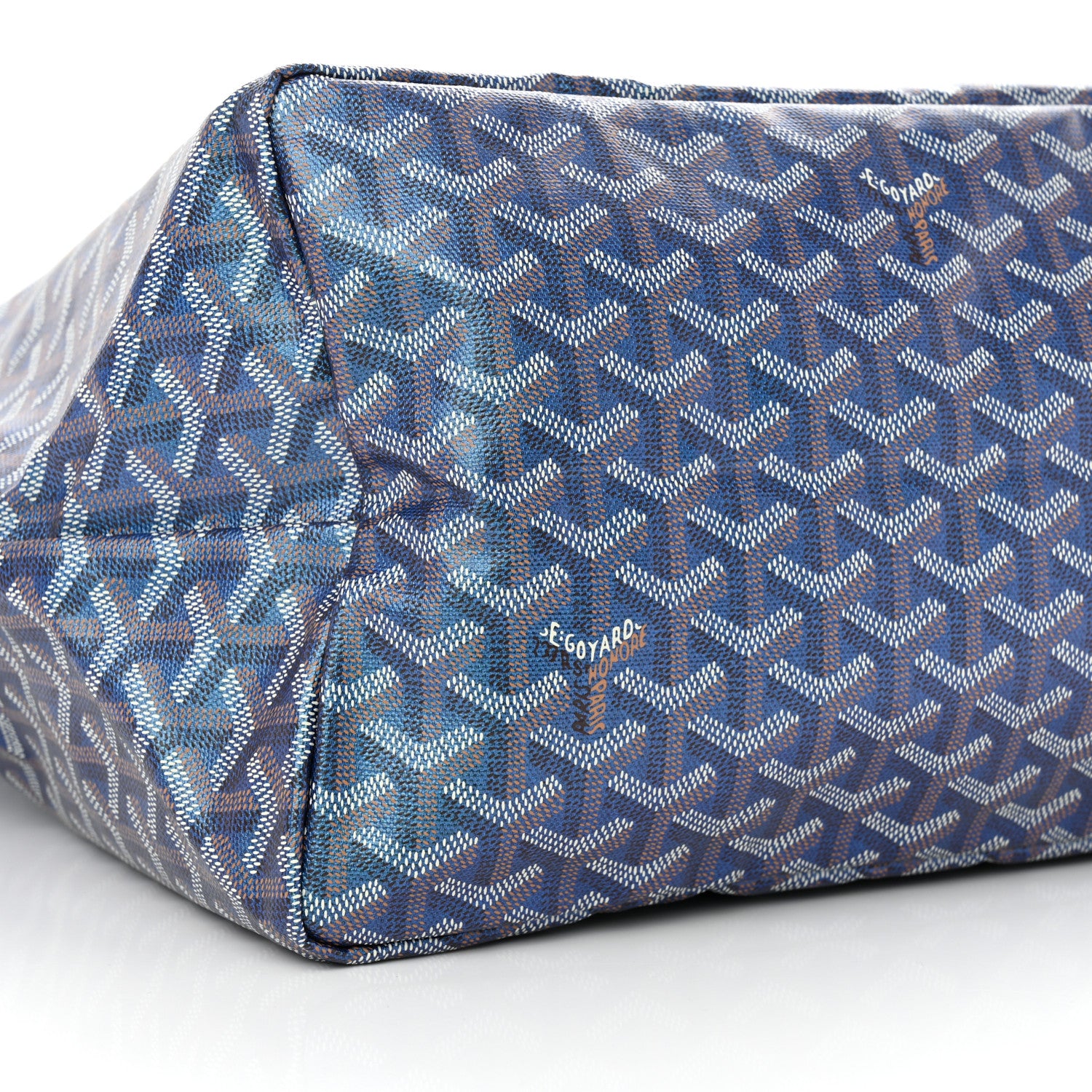Goyard Iridescent Goyardine Saint Louis GM Pearly Blue 10 of 11