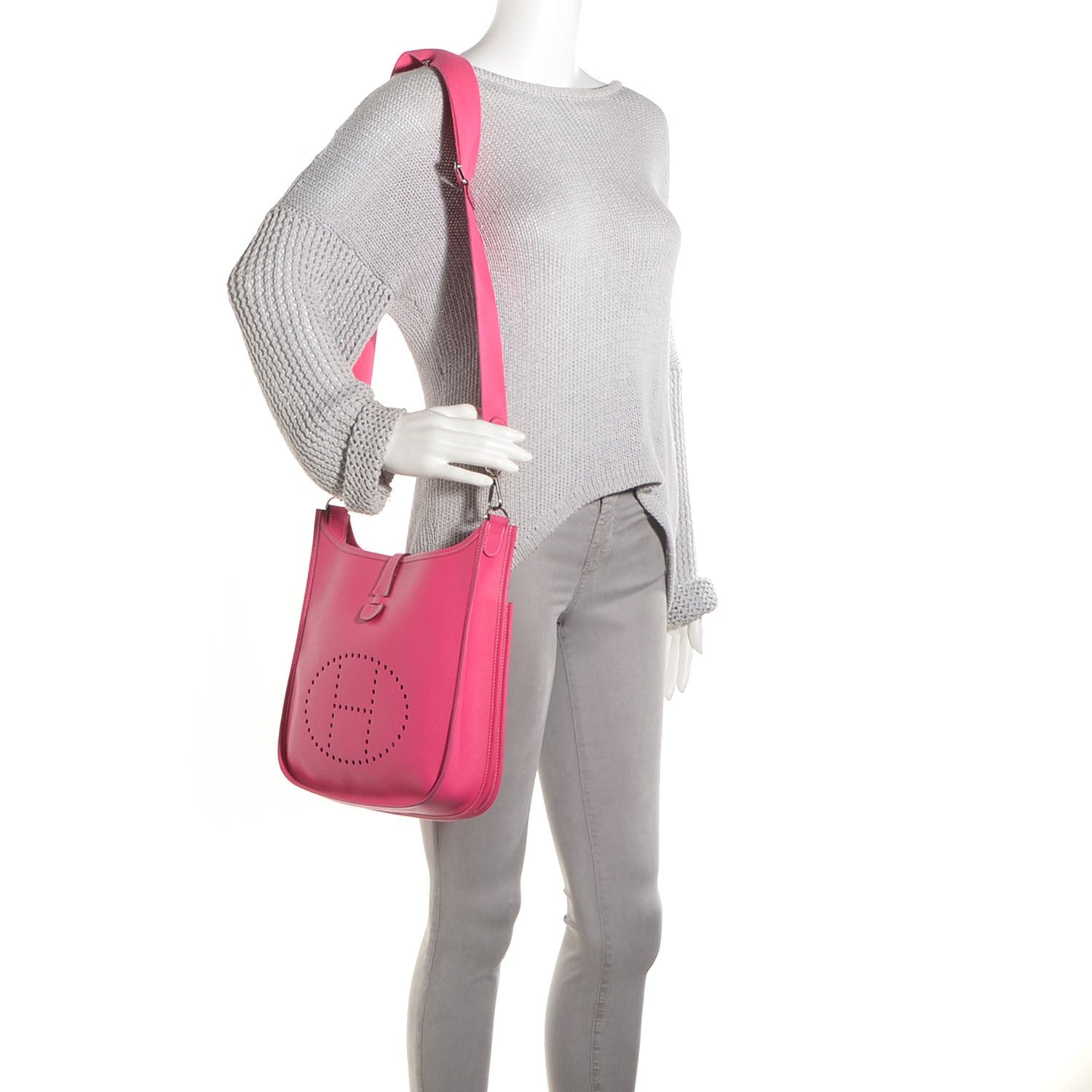 Hermes Epsom Evelyne III PM Rose Tyrien 2 of 18