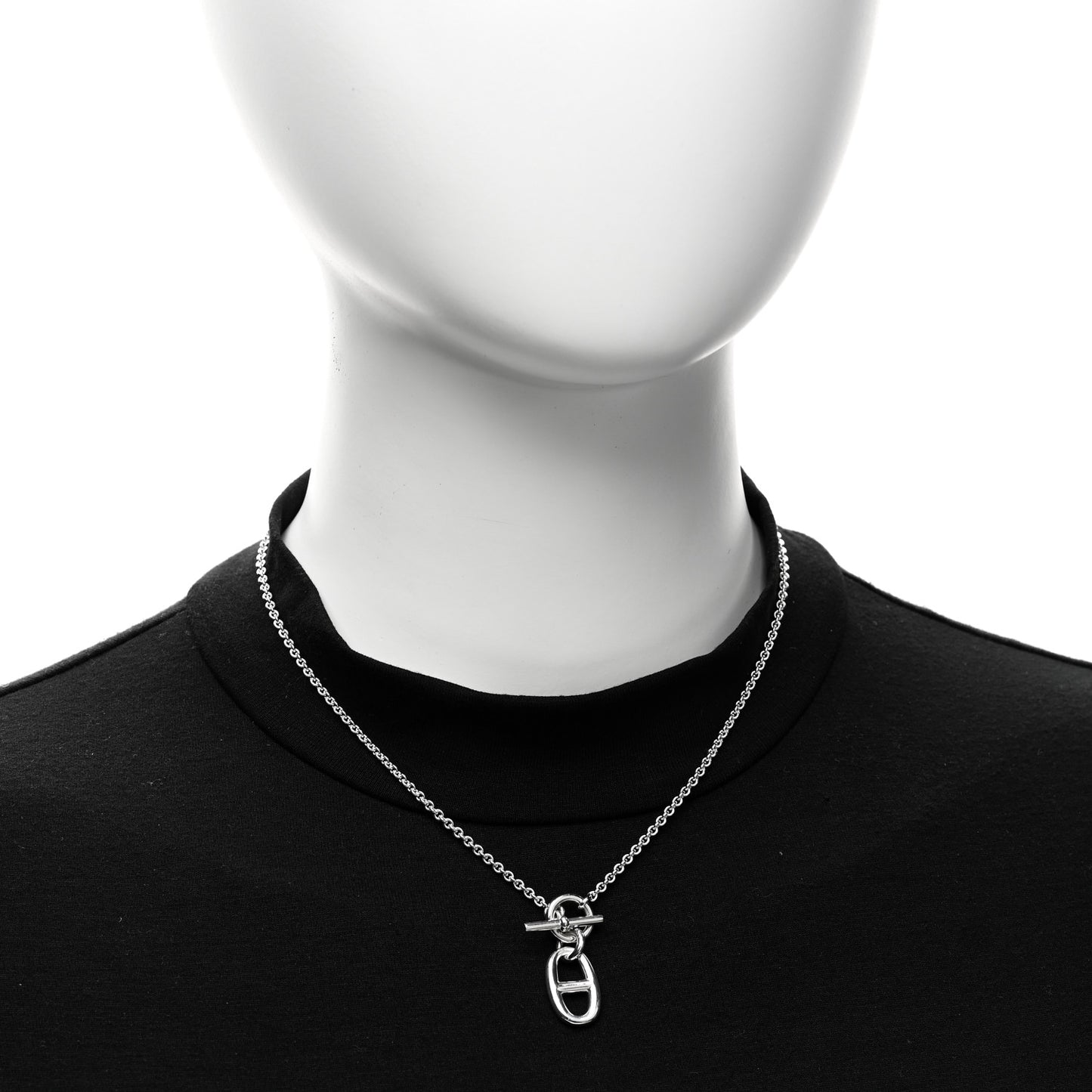 Sterling Silver Amulette Chaine d'Ancre Necklace