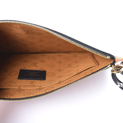 Louis Vuitton Monogram Giant Crafty Neverfull MM GM Pochette Creme Caramel 4 of 8