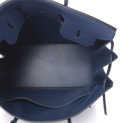 Hermes Togo Birkin 40 Bleu Thalassa 13 of 42