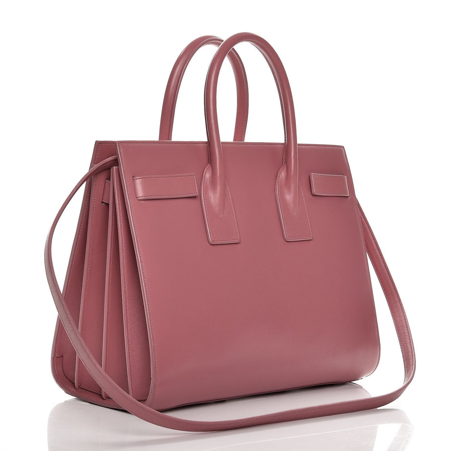Calfskin Small Sac De Jour Dark Rose
