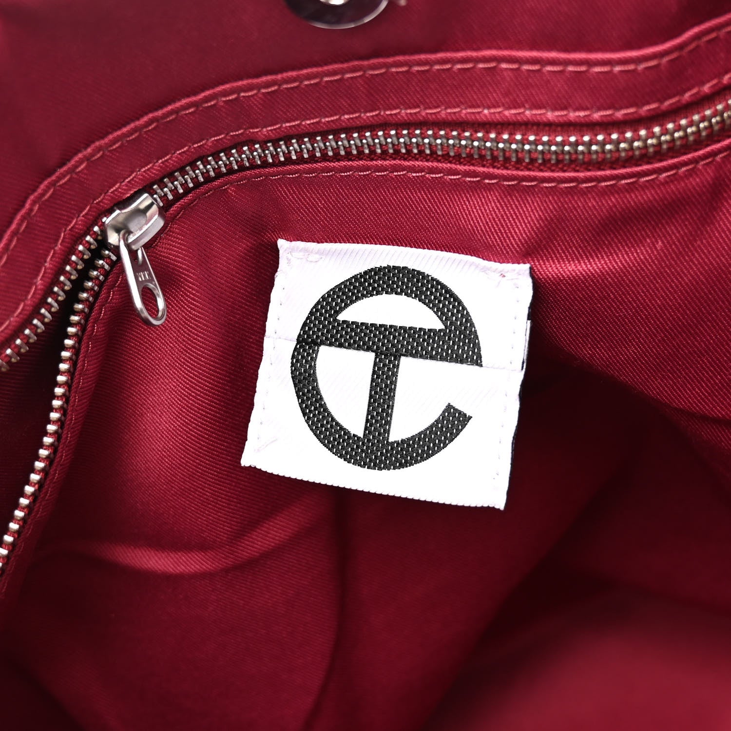 Telfar Vegan Leather Large Shopping Bag Corned Beef 6 of 9