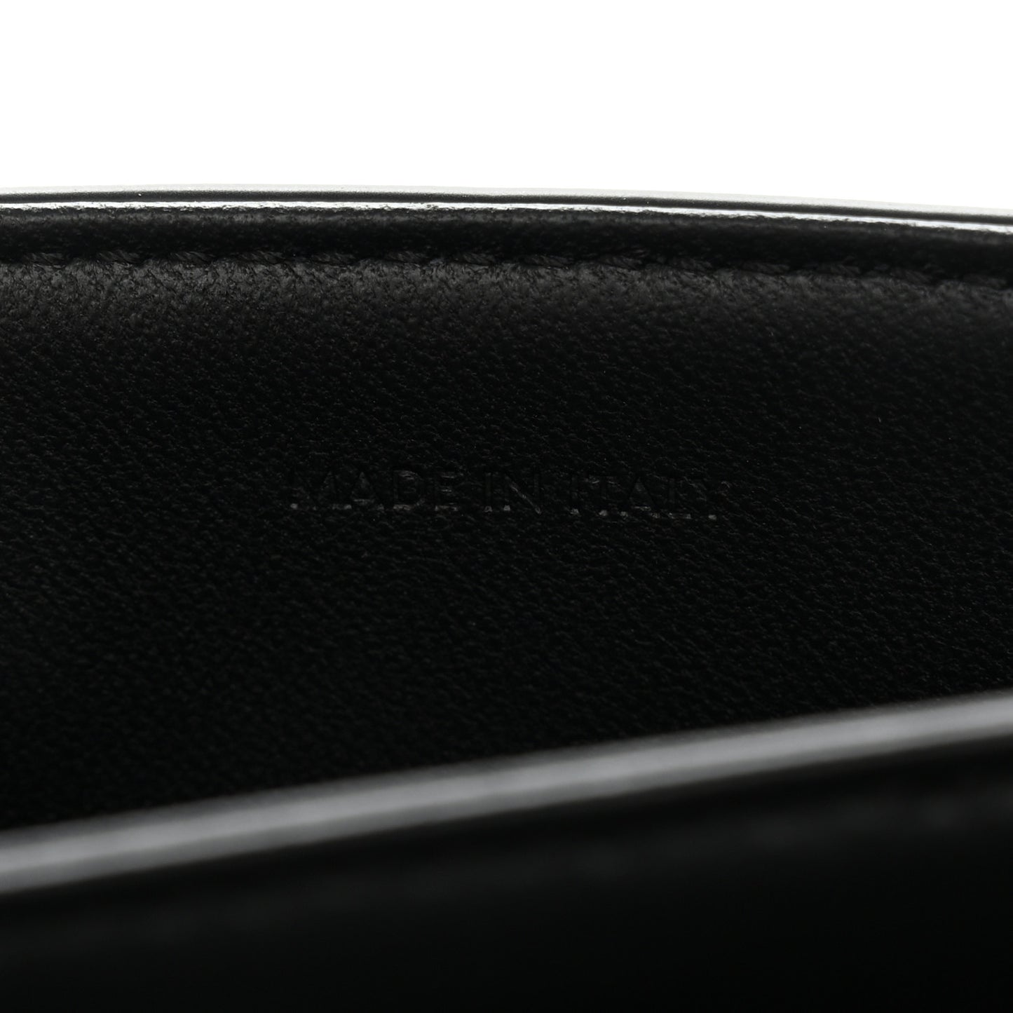 Shiny Calfskin Teen Triomphe Black