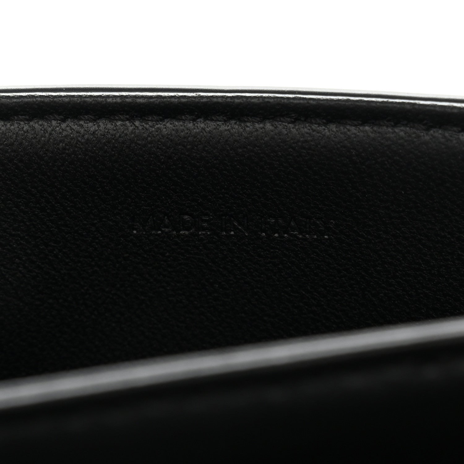 Celine Shiny Calfskin Teen Triomphe Black 7 of 12