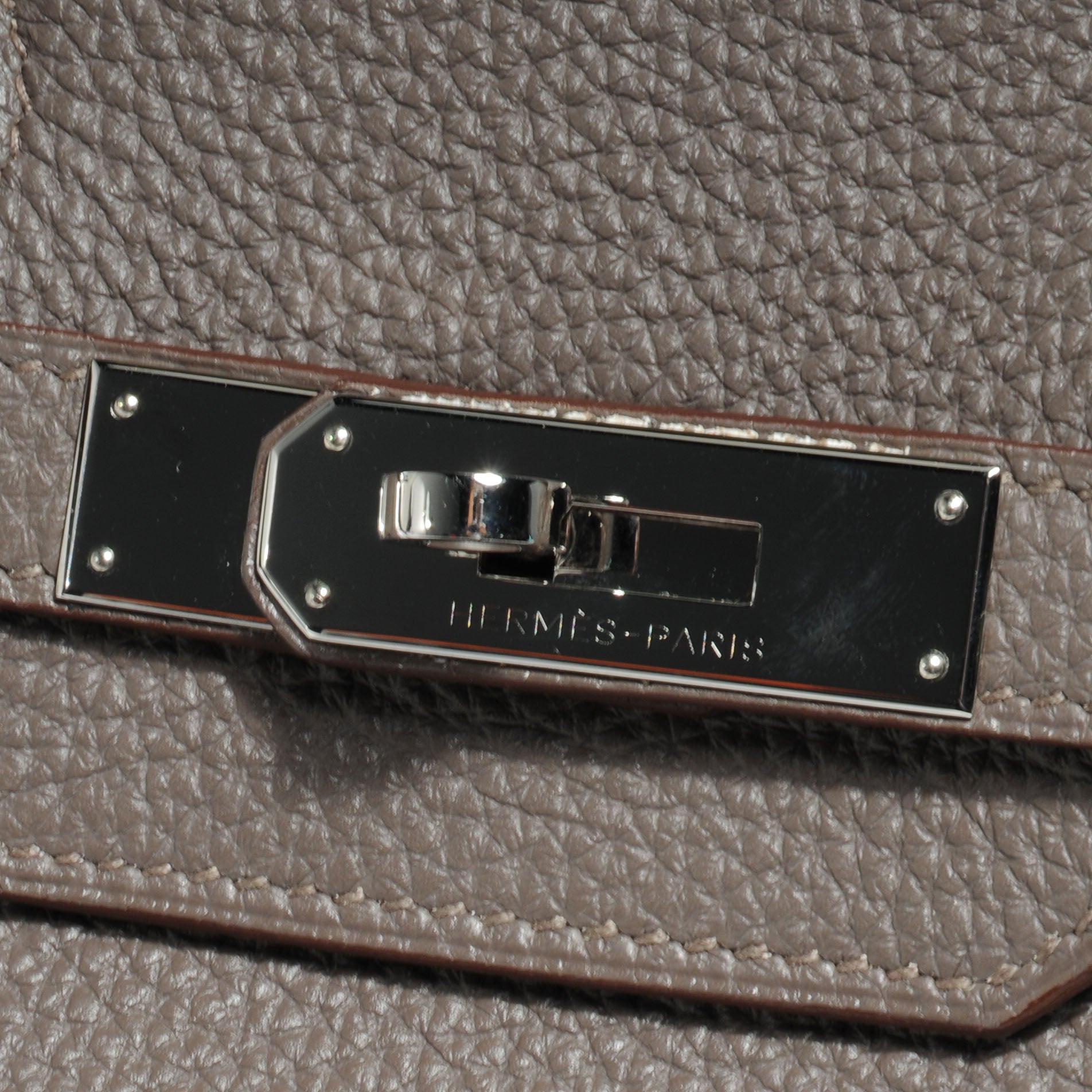 Hermes Togo Birkin 35 Etain 10 of 10