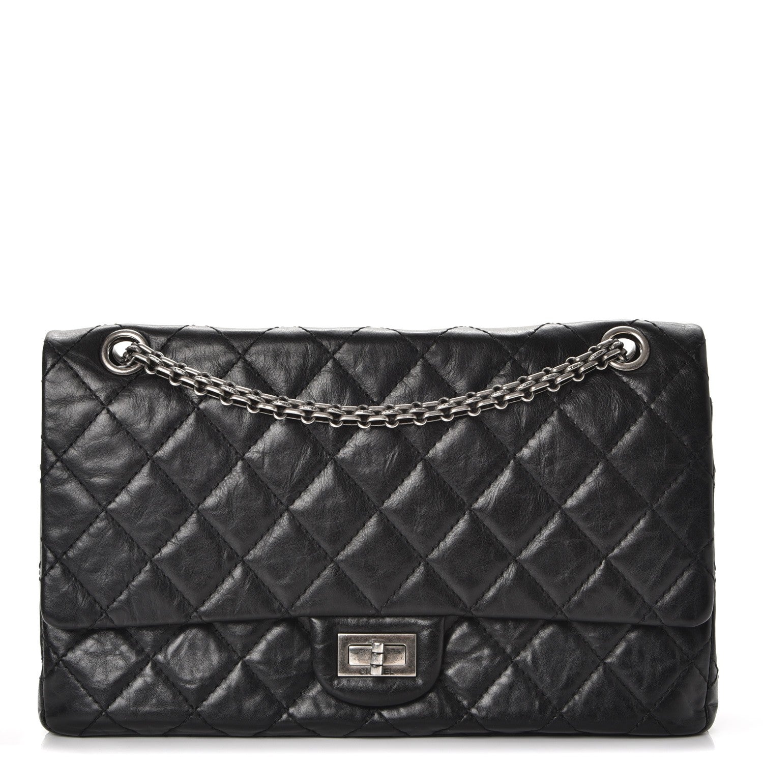 Chanel Aged Calfskin Quilted 2.55 Reissue 226 Flap Black 1 of 11