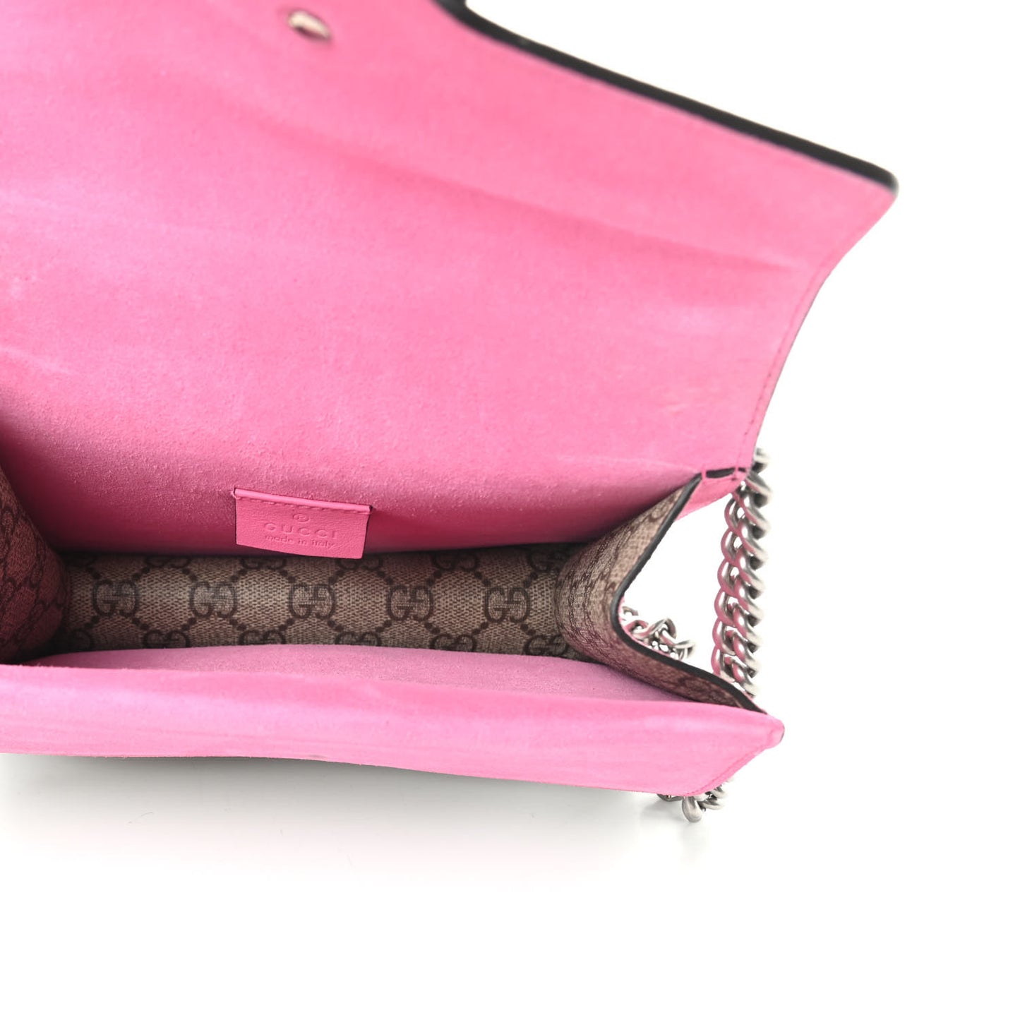 GG Supreme Monogram Mini Dionysus Shoulder Bag Pink