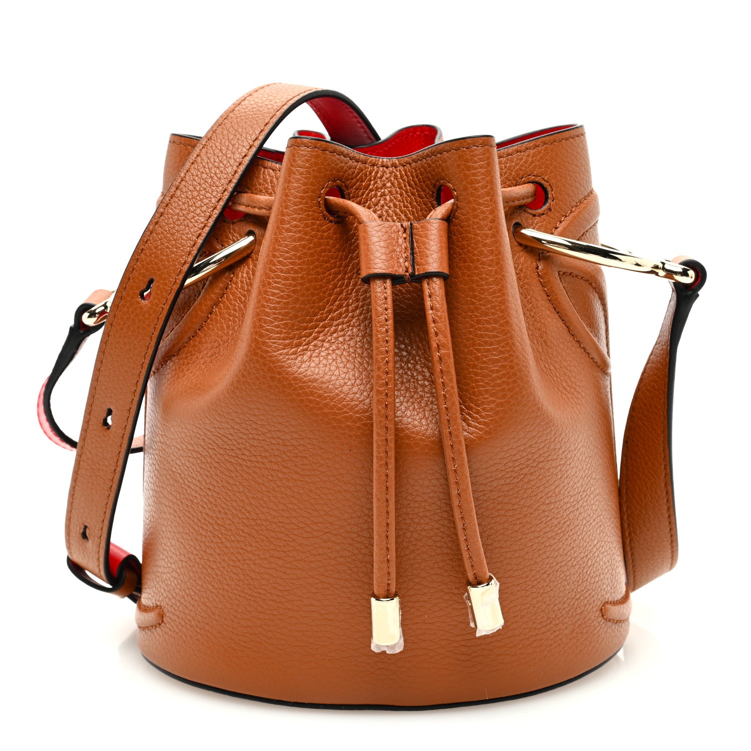 Christian Louboutin Calfskin Empire By My Side Bucket Bag Cuoio 1 of 8