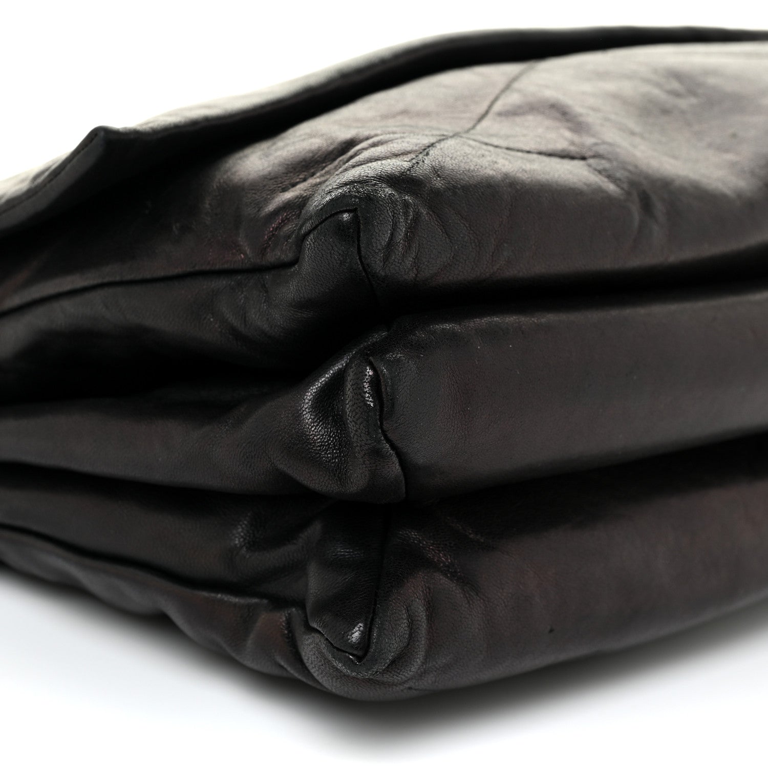 Lanvin Lambskin Quilted Medium Sugar Flap Shoulder Bag Black 9 of 19