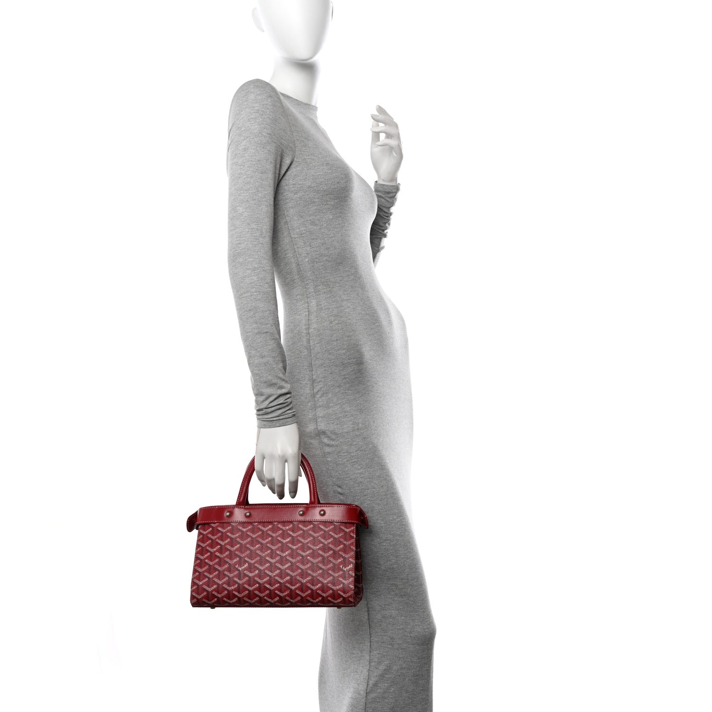 Goyardine Jersey PM Bag Red
