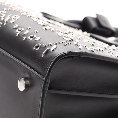 Saint Laurent Calfskin Perforated Bandana Studded Small Sac De Jour Black 14 of 16