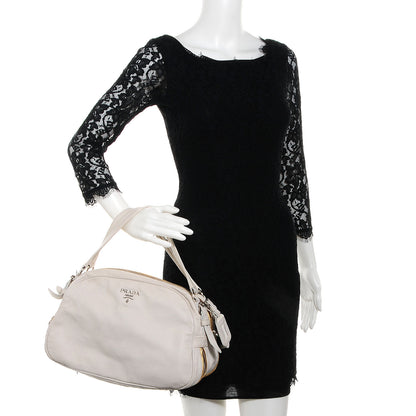 Prada Nappa Handbag Talco 2 of 10