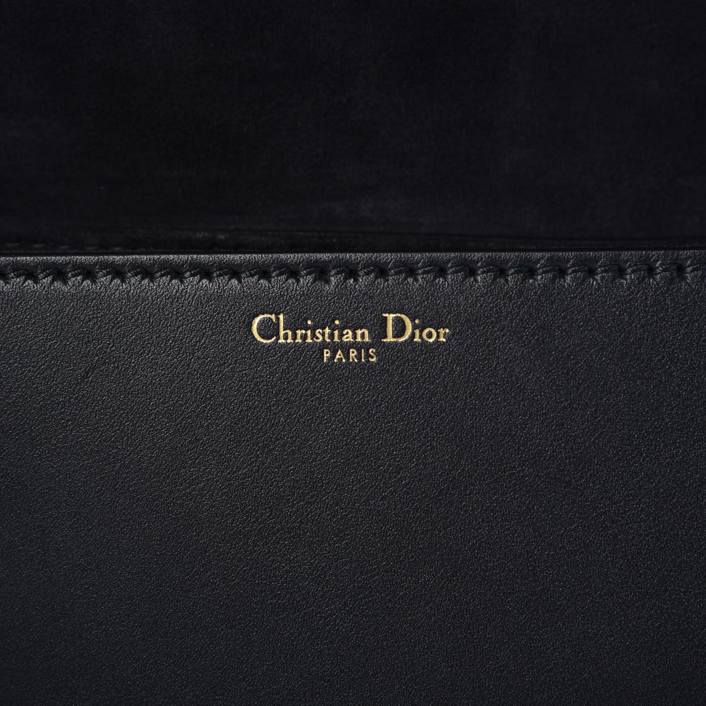 Calfskin J'Adior Flap Bag Black