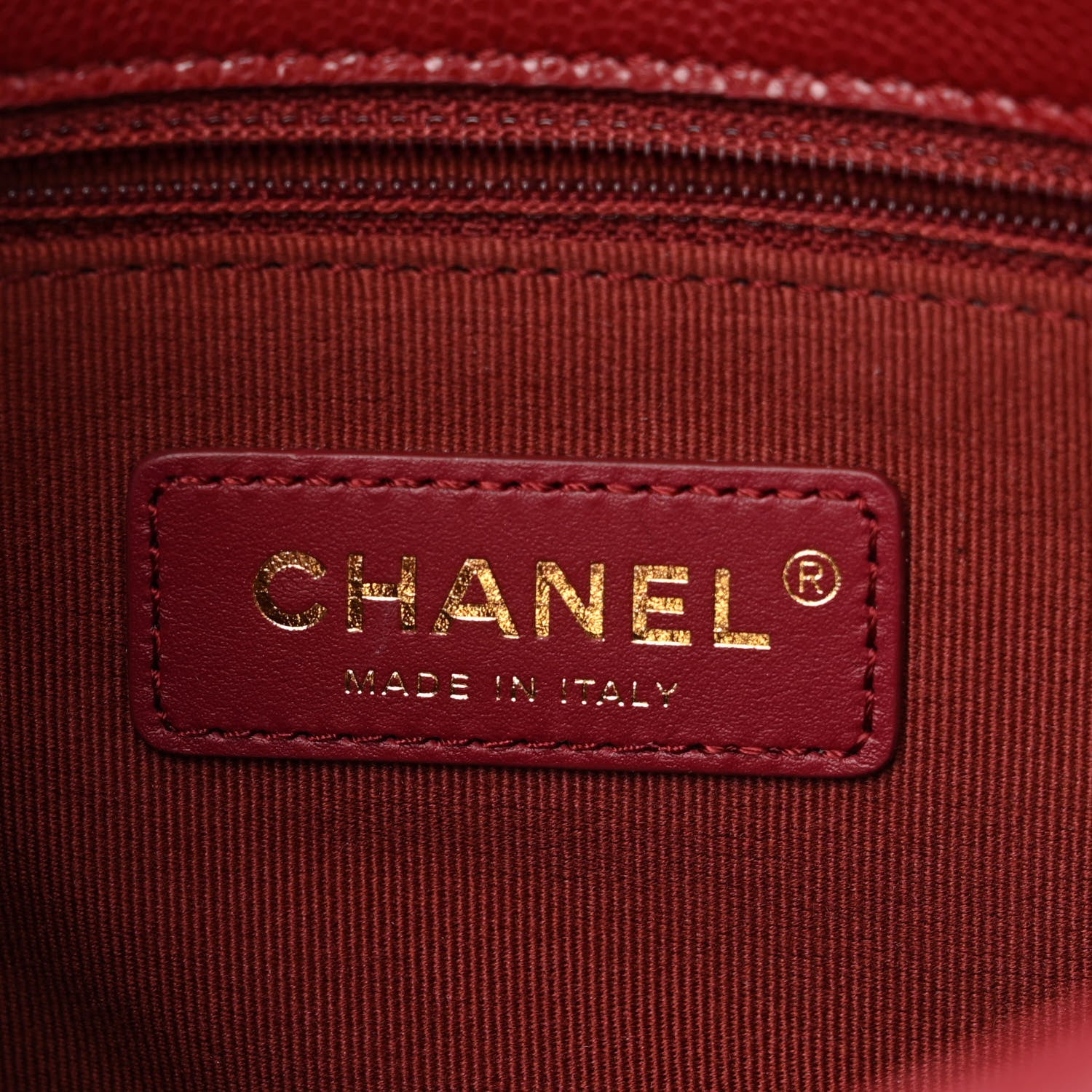 Chanel Caviar Quilted Small Twist Your Buttons Flap Burgundy 6 of 10