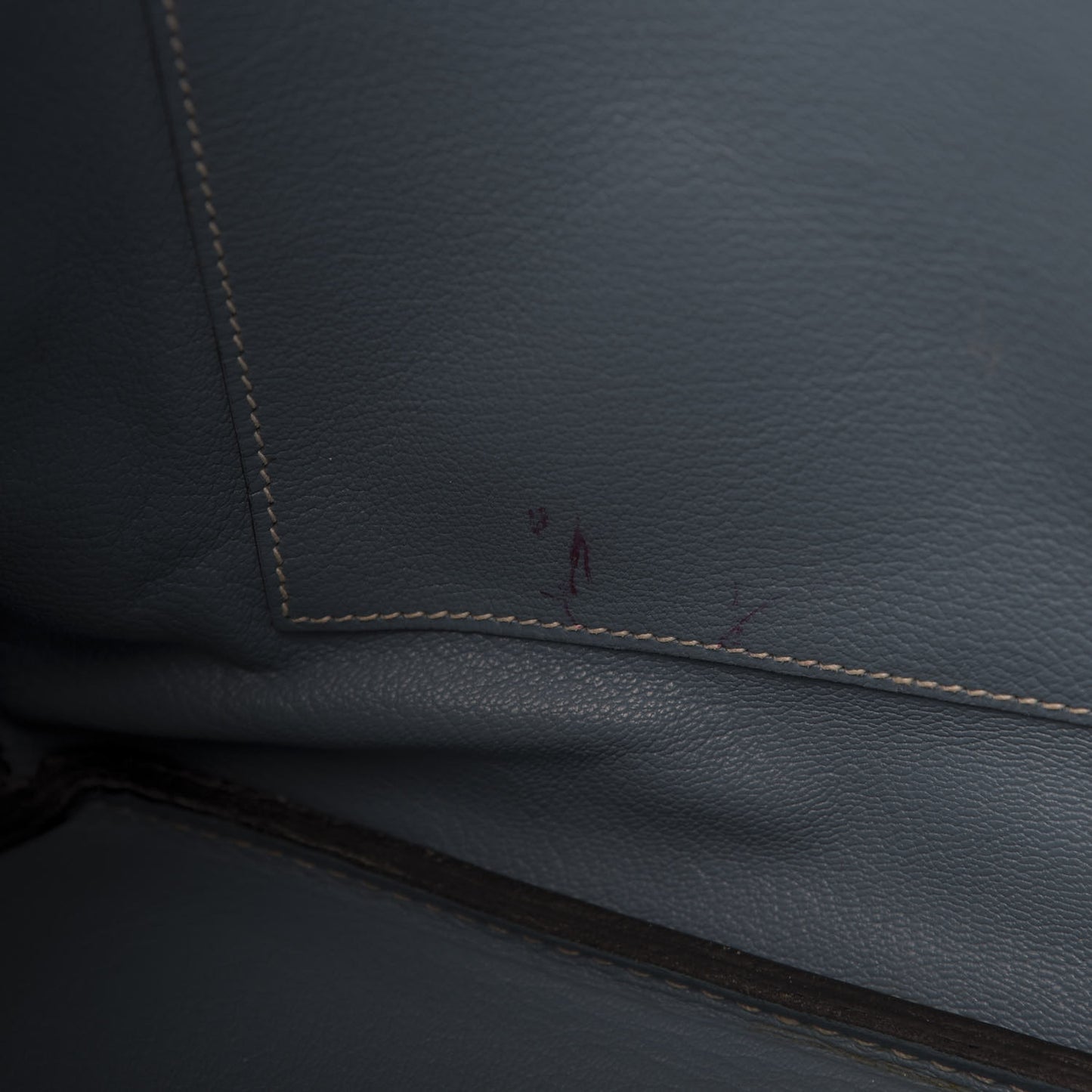 Togo Birkin 35 Blue Jean