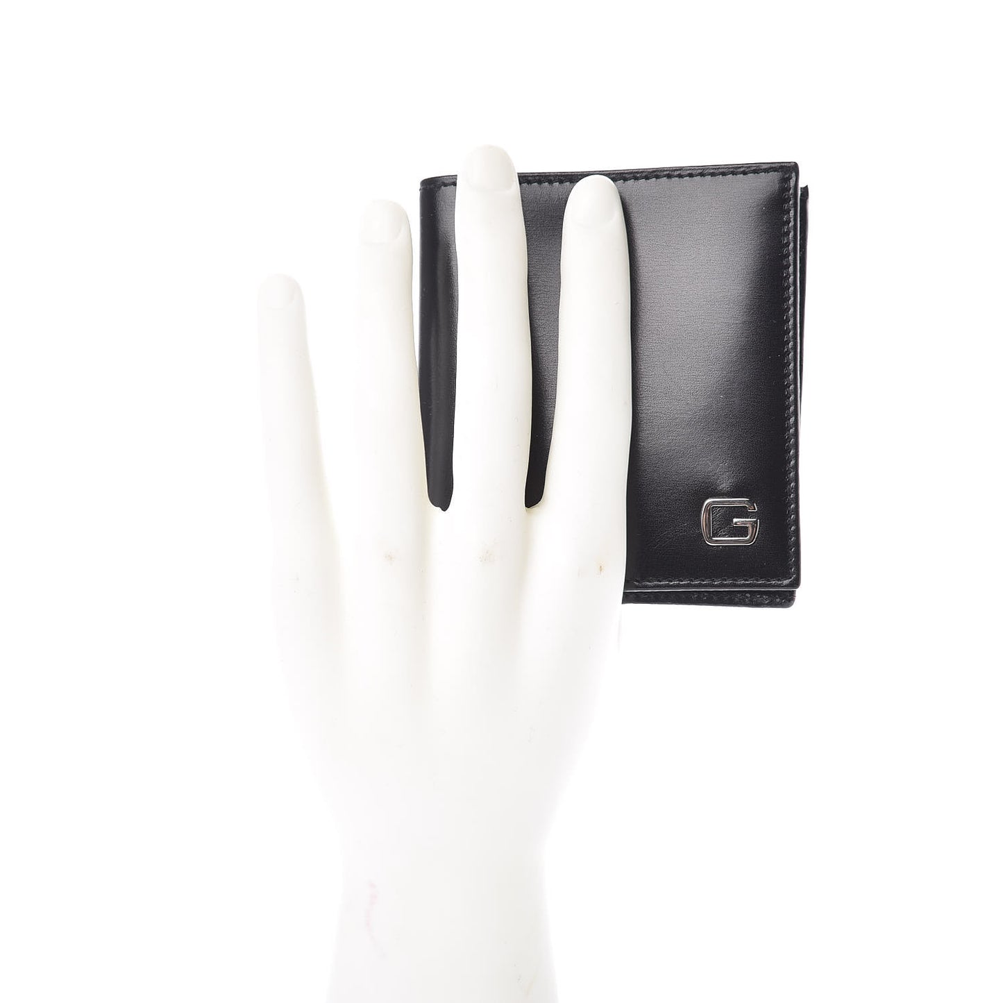 Calfskin Bi-Fold Wallet Black