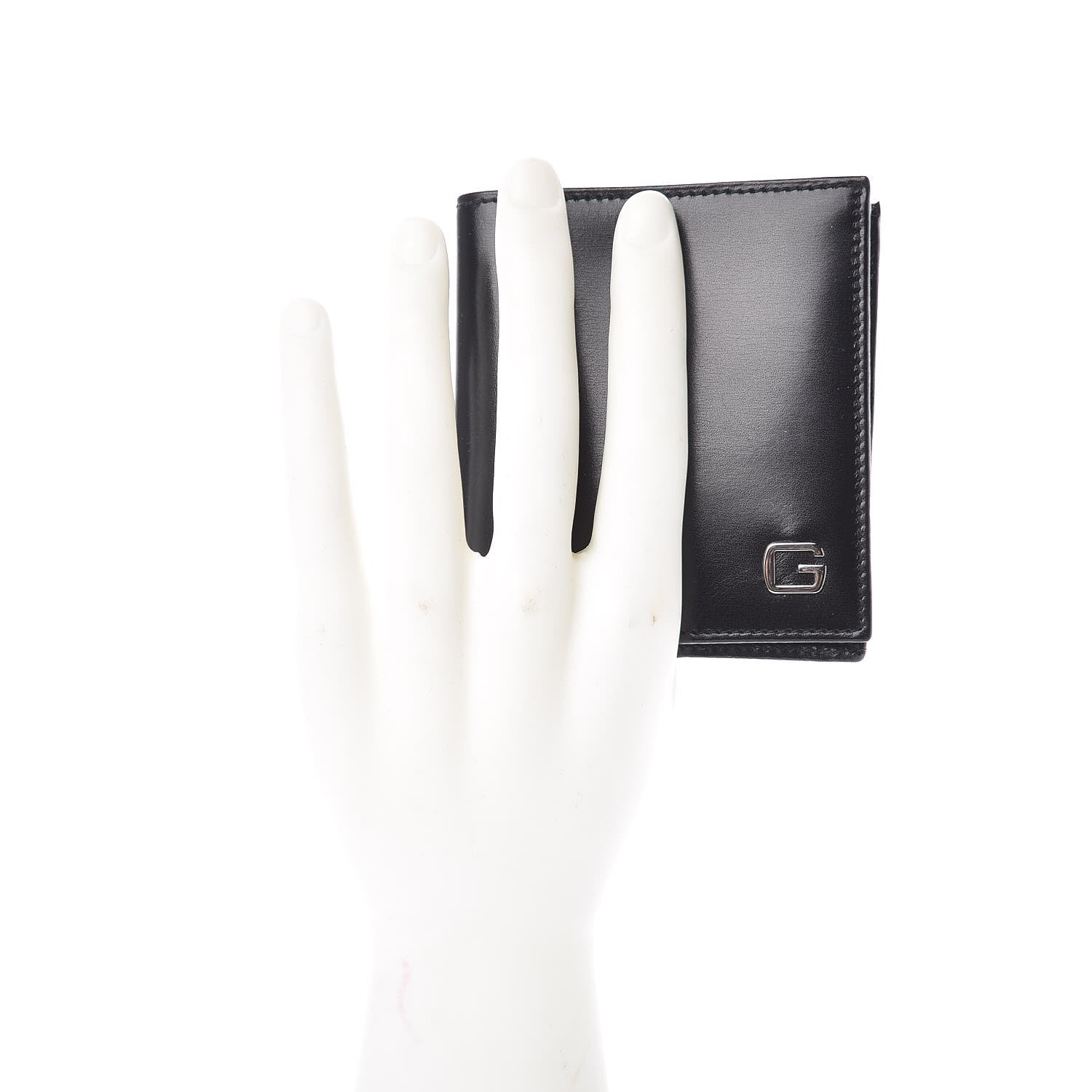 Gucci Calfskin Bi-Fold Wallet Black 2 of 8